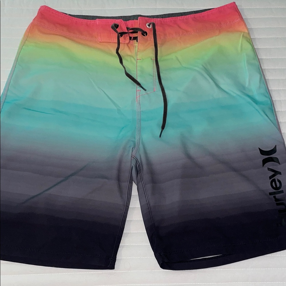 Hurley Men's Rainbow Gradient Board Shorts